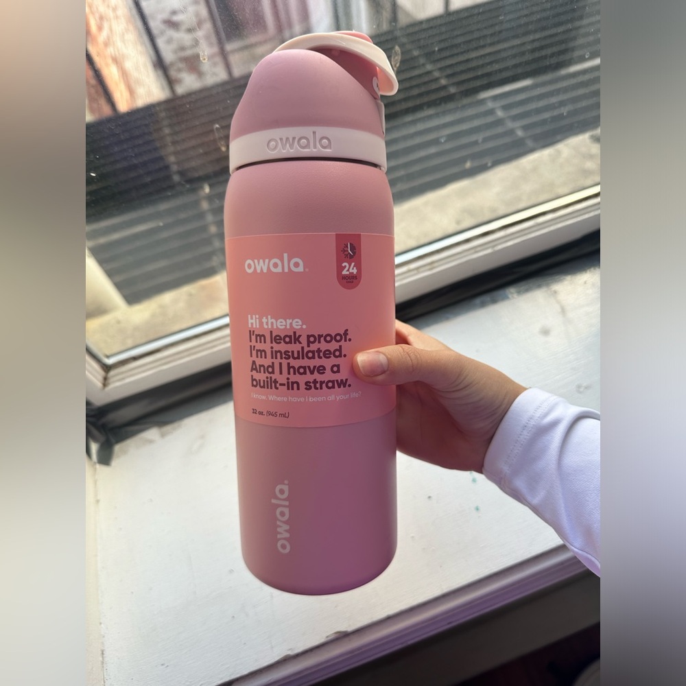 NWT Owala x Whole Foods Rosy Dream (Pink!) 32 oz Free Sip